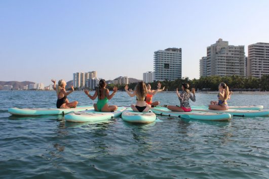 Paddle Boarding in the Caribbean